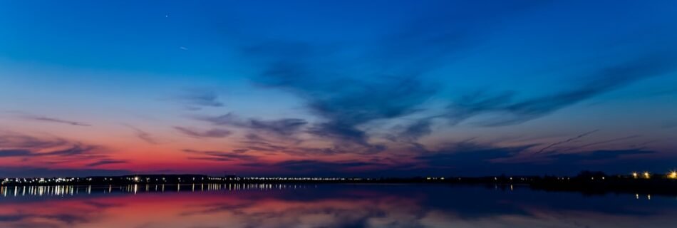 a beautiful sunset over a body of water